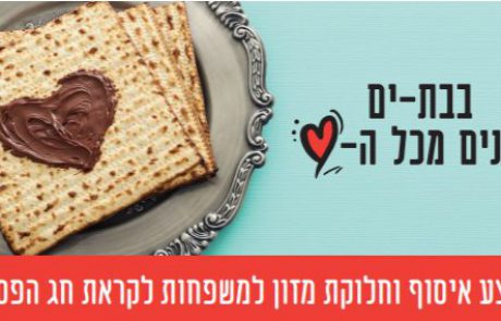 קהילה חזקה בבת ים : מבצע איסוף וחלוקת מזון לפסח